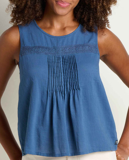 Manzana Pin Tuck Tank - 100% Organic Cotton Pintuck Tank Top  | Toad&Co Women