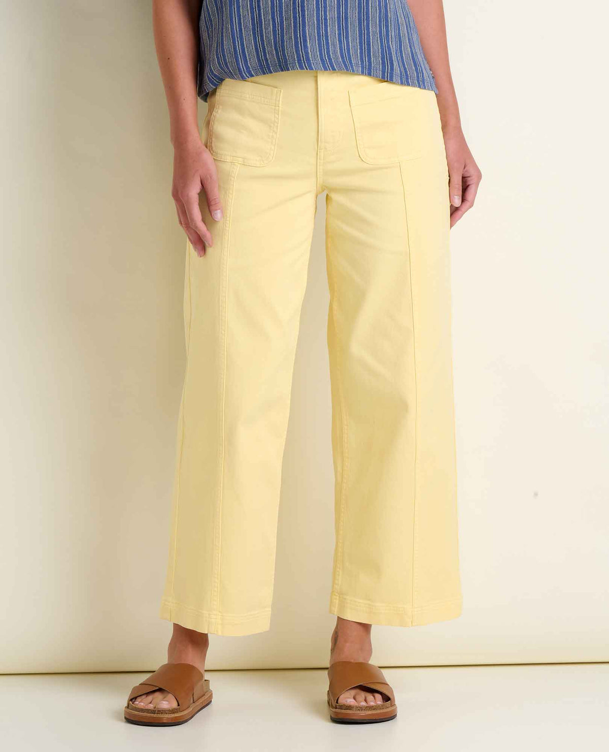 Linden Canvas Wide Leg Sailor Pant - Organic Cotton  | Toad&Co Women