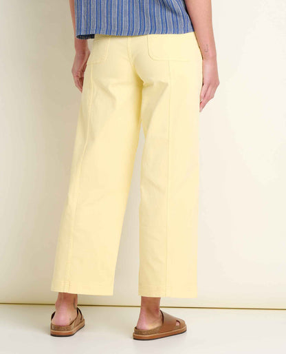 Linden Canvas Wide Leg Sailor Pant - Organic Cotton  | Toad&Co Women