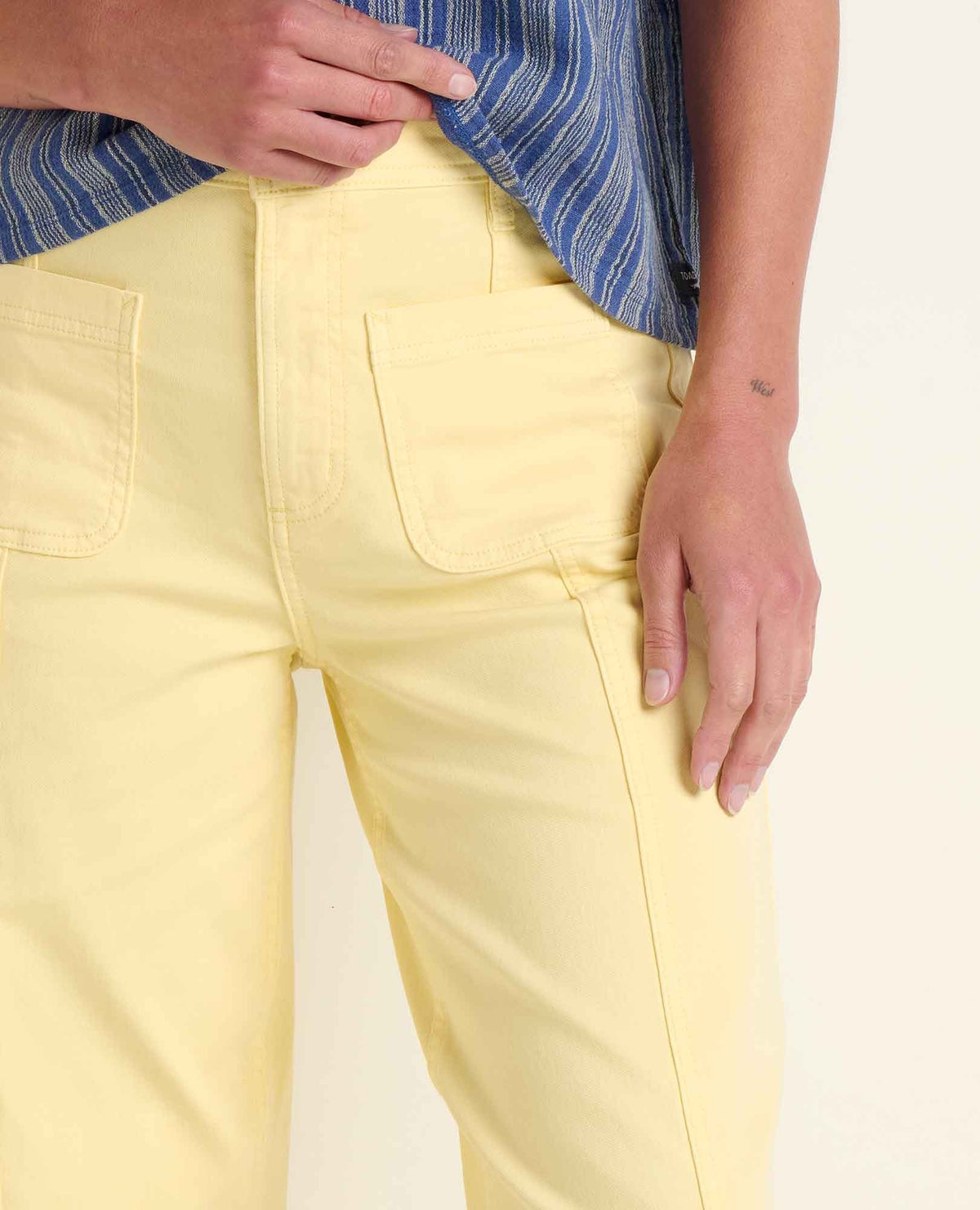 Linden Canvas Wide Leg Sailor Pant - Organic Cotton  | Toad&Co Women