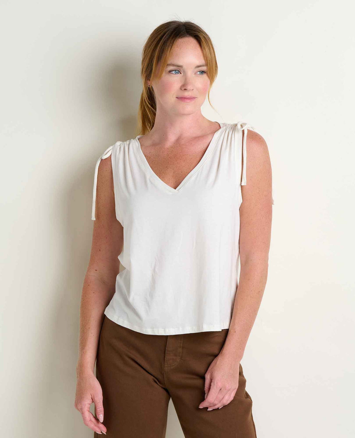 Anza Cinch V-Neck Tank Top - Organic Cotton  | Toad&Co Women