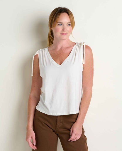 Anza Cinch V-Neck Tank Top - Organic Cotton  | Toad&Co Women