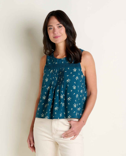 Manzana Pin Tuck Tank - 100% Organic Cotton Pintuck Tank Top  | Toad&Co Women