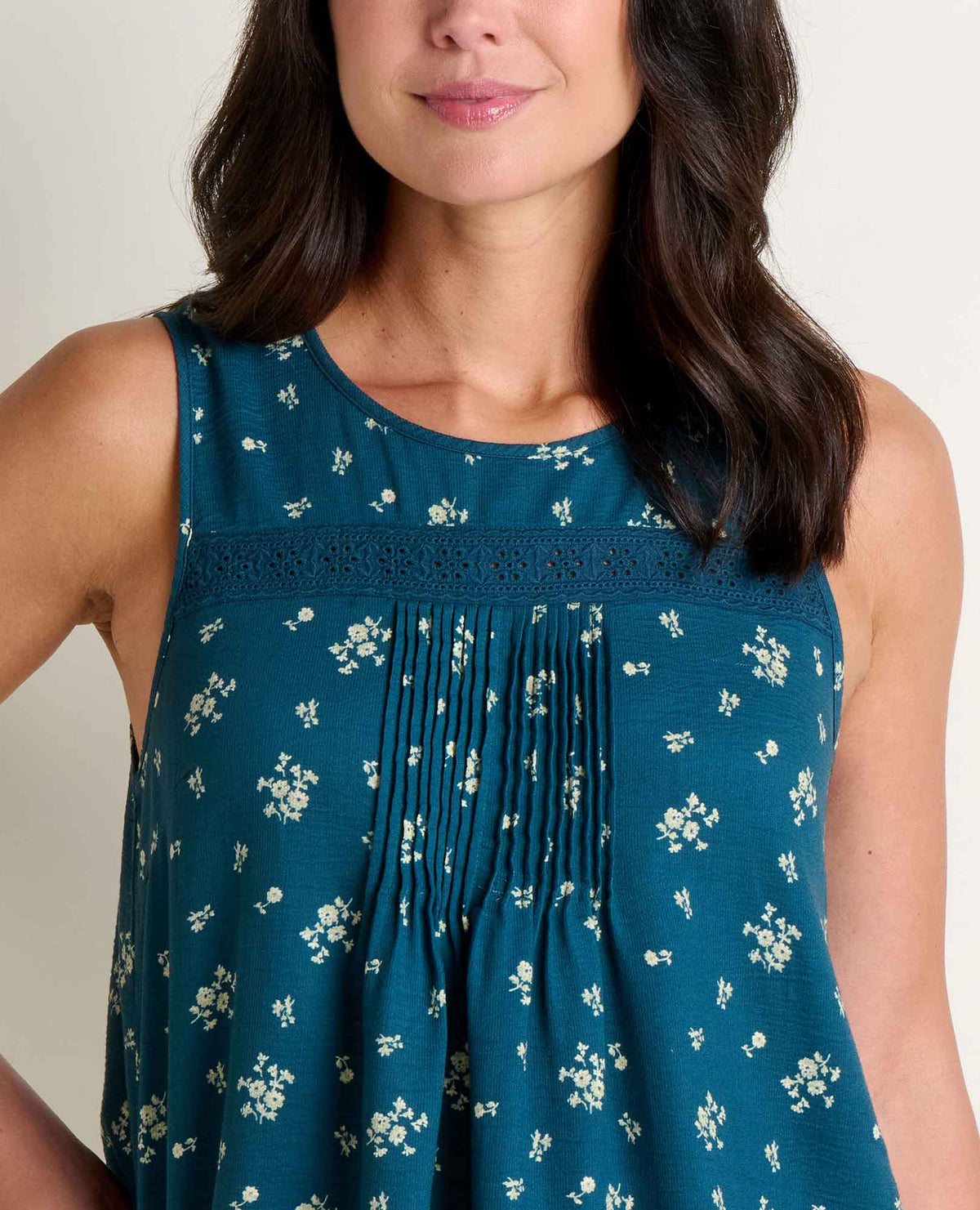 Manzana Pin Tuck Tank - 100% Organic Cotton Pintuck Tank Top  | Toad&Co Women