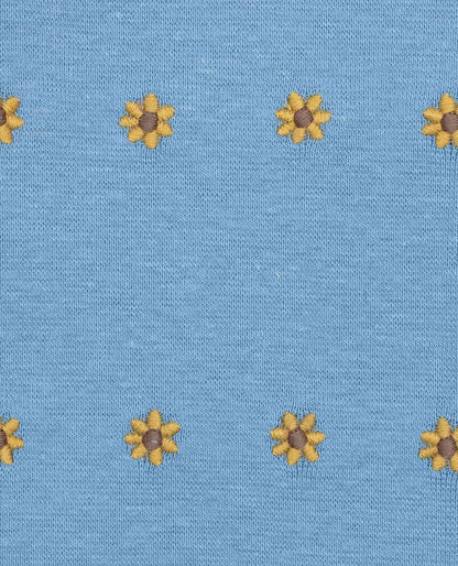 Women's Re-Form Embroidered Crew - Sustainable Recycled Cotton Tee Dusk Blue Embroidery | Toad&Co Women