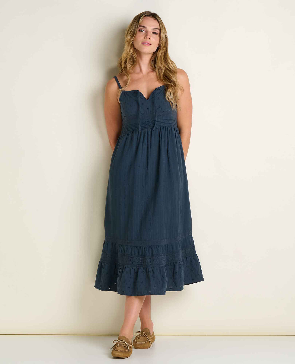 Airscape Tank Midi Dress - Breathable Organic Cotton A-Line Dress  | Toad&Co Women
