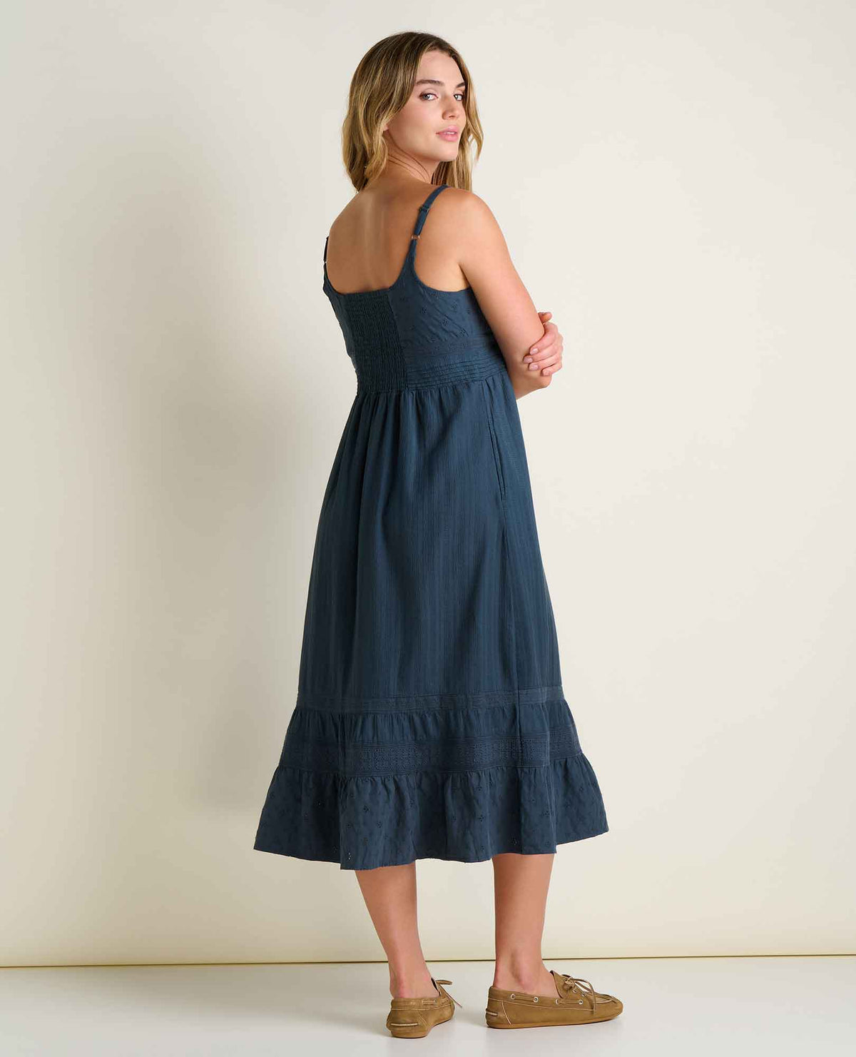 Airscape Tank Midi Dress - Breathable Organic Cotton A-Line Dress  | Toad&Co Women