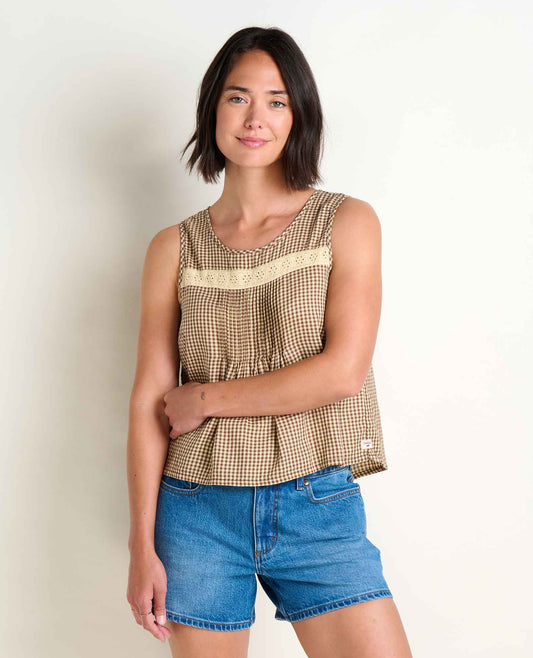 Manzana Pin Tuck Tank - 100% Organic Cotton Pintuck Tank Top  | Toad&Co Women