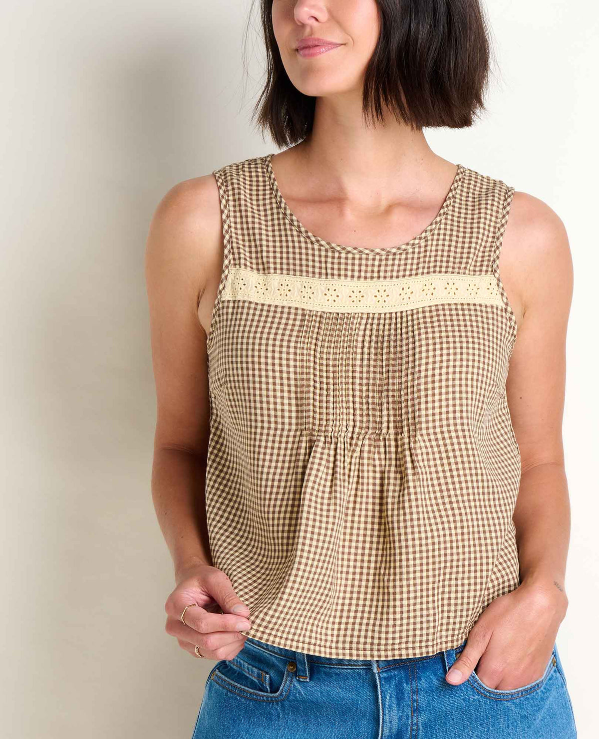 Manzana Pin Tuck Tank - 100% Organic Cotton Pintuck Tank Top  | Toad&Co Women