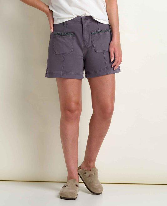 Women's Linden Canvas Short - Organic Cotton Sailor Shorts  | Toad&Co Women