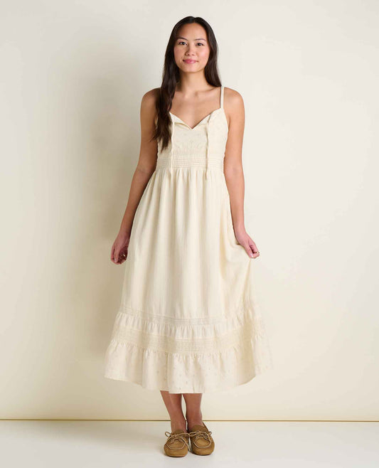 Airscape Tank Midi Dress - Breathable Organic Cotton A-Line Dress  | Toad&Co Women
