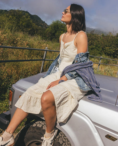 Airscape Tank Midi Dress - Breathable Organic Cotton A-Line Dress  | Toad&Co Women