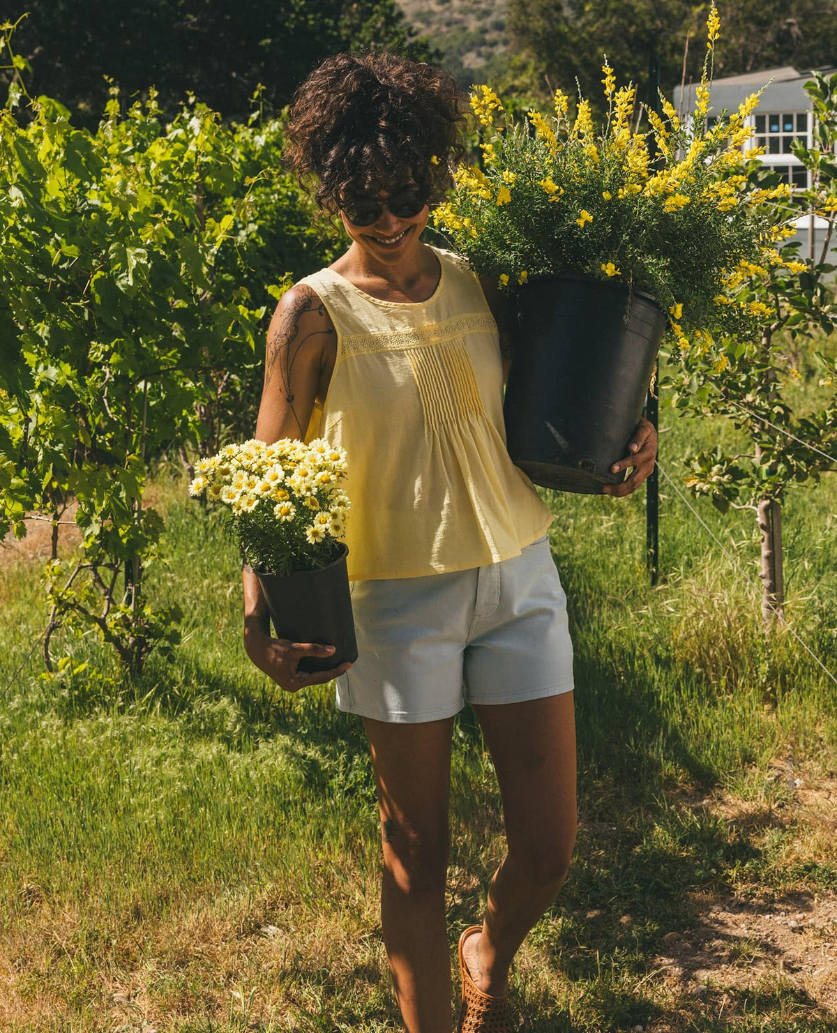 Manzana Pin Tuck Tank - 100% Organic Cotton Pintuck Tank Top  | Toad&Co Women