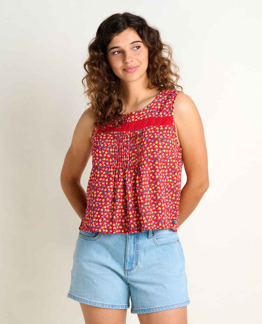 Manzana Pin Tuck Tank - 100% Organic Cotton Pintuck Tank Top  | Toad&Co Women