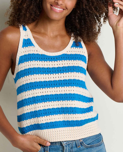 Bianca Pointelle Tank - Recycled Cotton Knit Tank Top  | Toad&Co Women