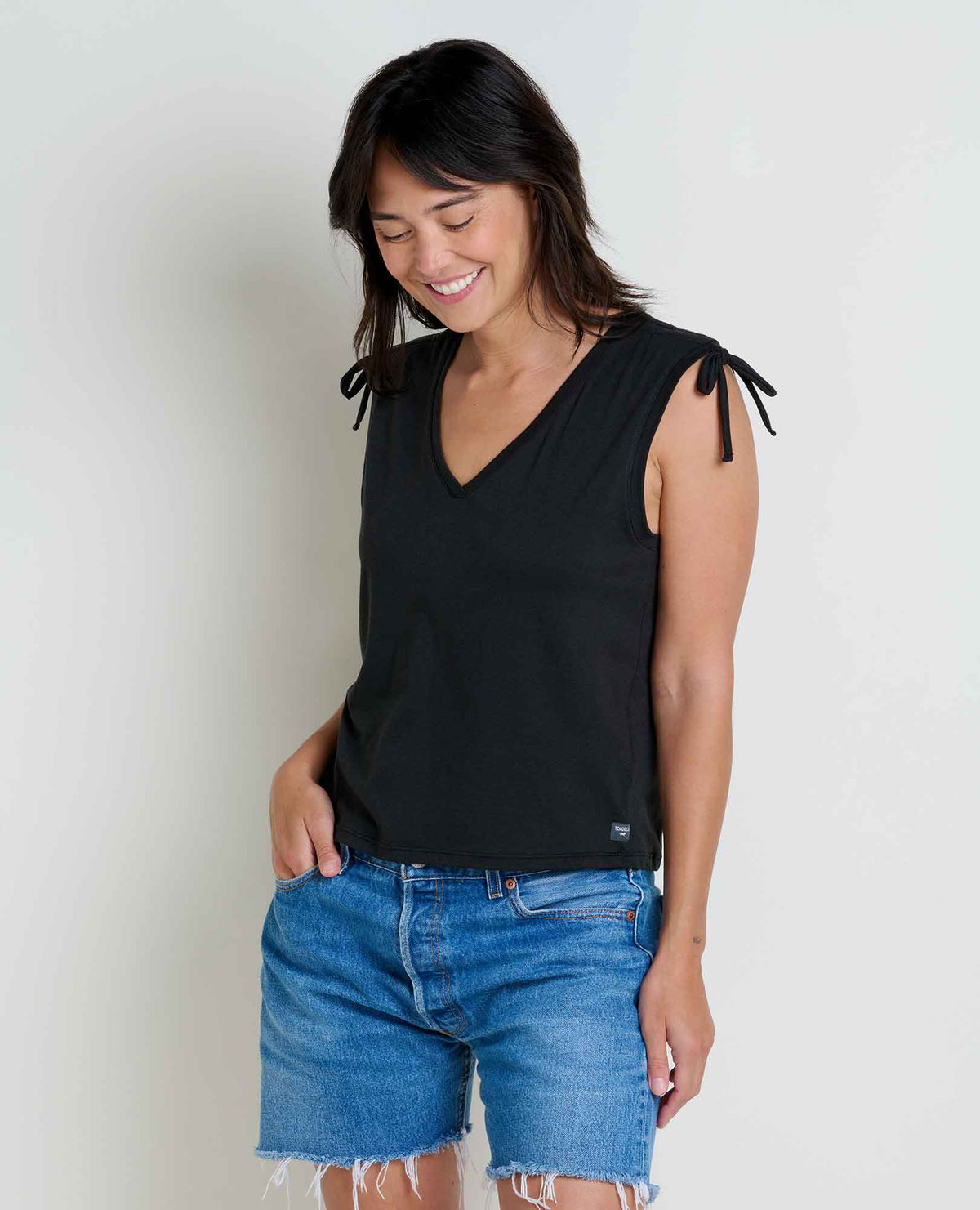 Anza Cinch V-Neck Tank Top - Organic Cotton  | Toad&Co Women