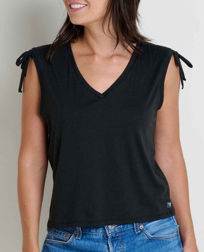 Anza Cinch V-Neck Tank Top - Organic Cotton  | Toad&Co Women