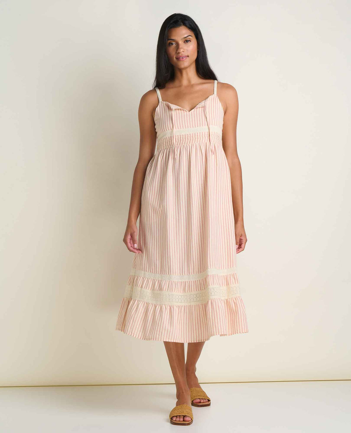 Airscape Tank Midi Dress - Breathable Organic Cotton A-Line Dress  | Toad&Co Women