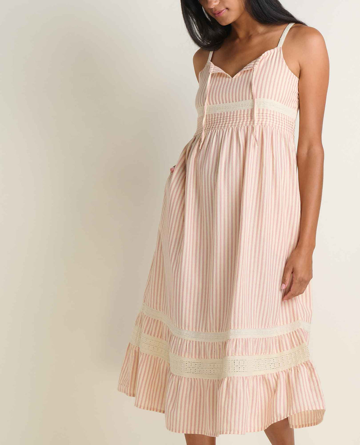 Airscape Tank Midi Dress - Breathable Organic Cotton A-Line Dress  | Toad&Co Women