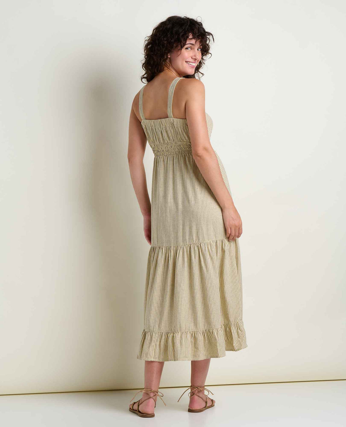 Taj Hemp Tiered Midi Dress - Sustainable Hemp & TENCEL™ Linen-Feel Dress  | Toad&Co Women