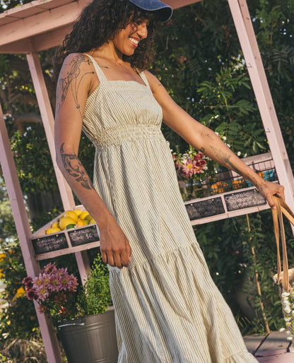 Taj Hemp Tiered Midi Dress - Sustainable Hemp & TENCEL™ Linen-Feel Dress  | Toad&Co Women