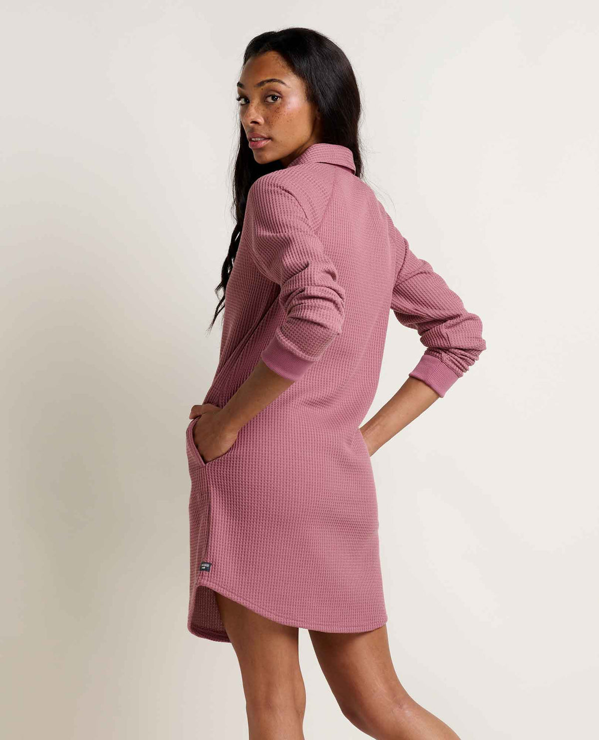 Women's Bitterroot Waffle Henley Dress  | Toad&Co Women