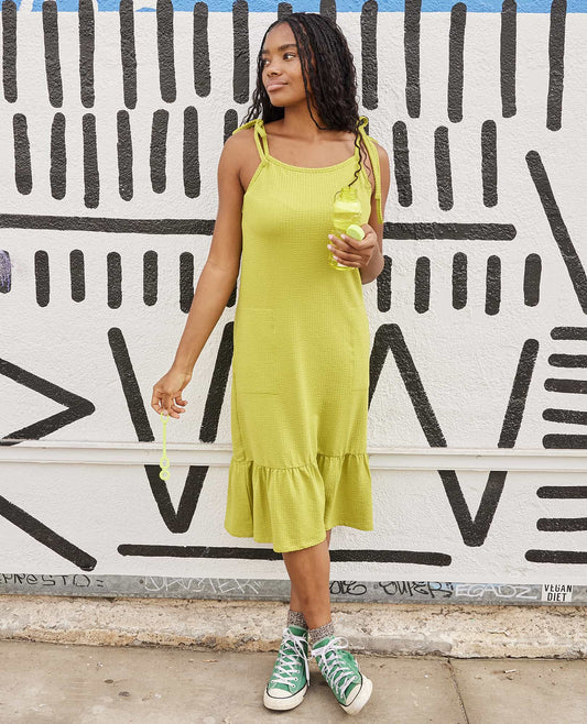 Dandelion Organic Cotton Midi Dress - by Toad&Co  | Toad&Co Women