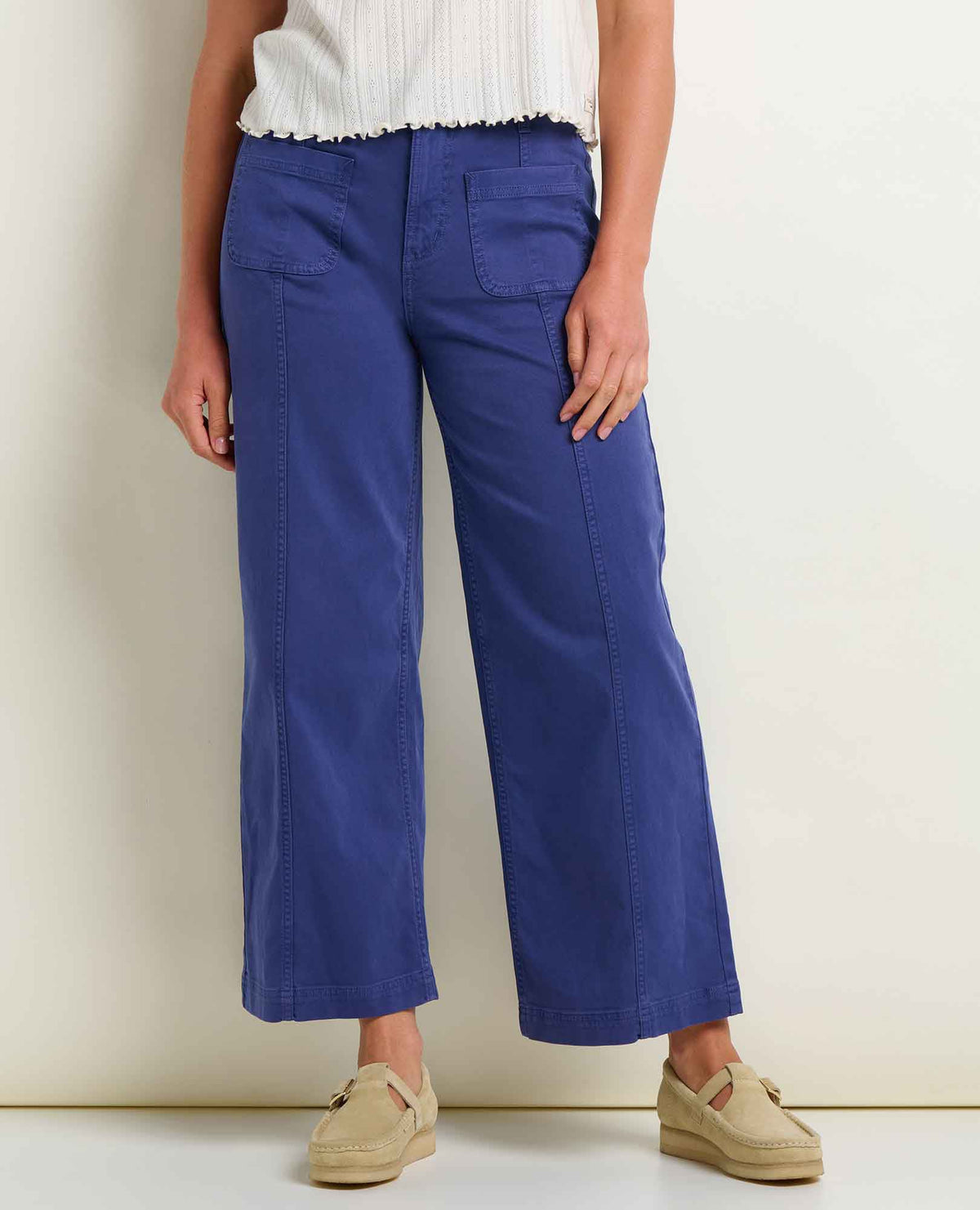 Linden Canvas Wide Leg Sailor Pant - Organic Cotton  | Toad&Co Women