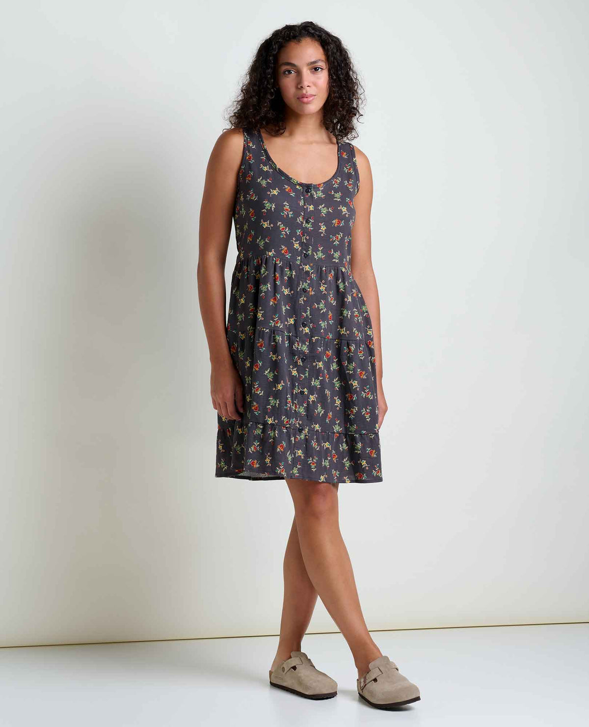 Manzana Tiered Sleeveless Dress - Organic Cotton  | Toad&Co Women
