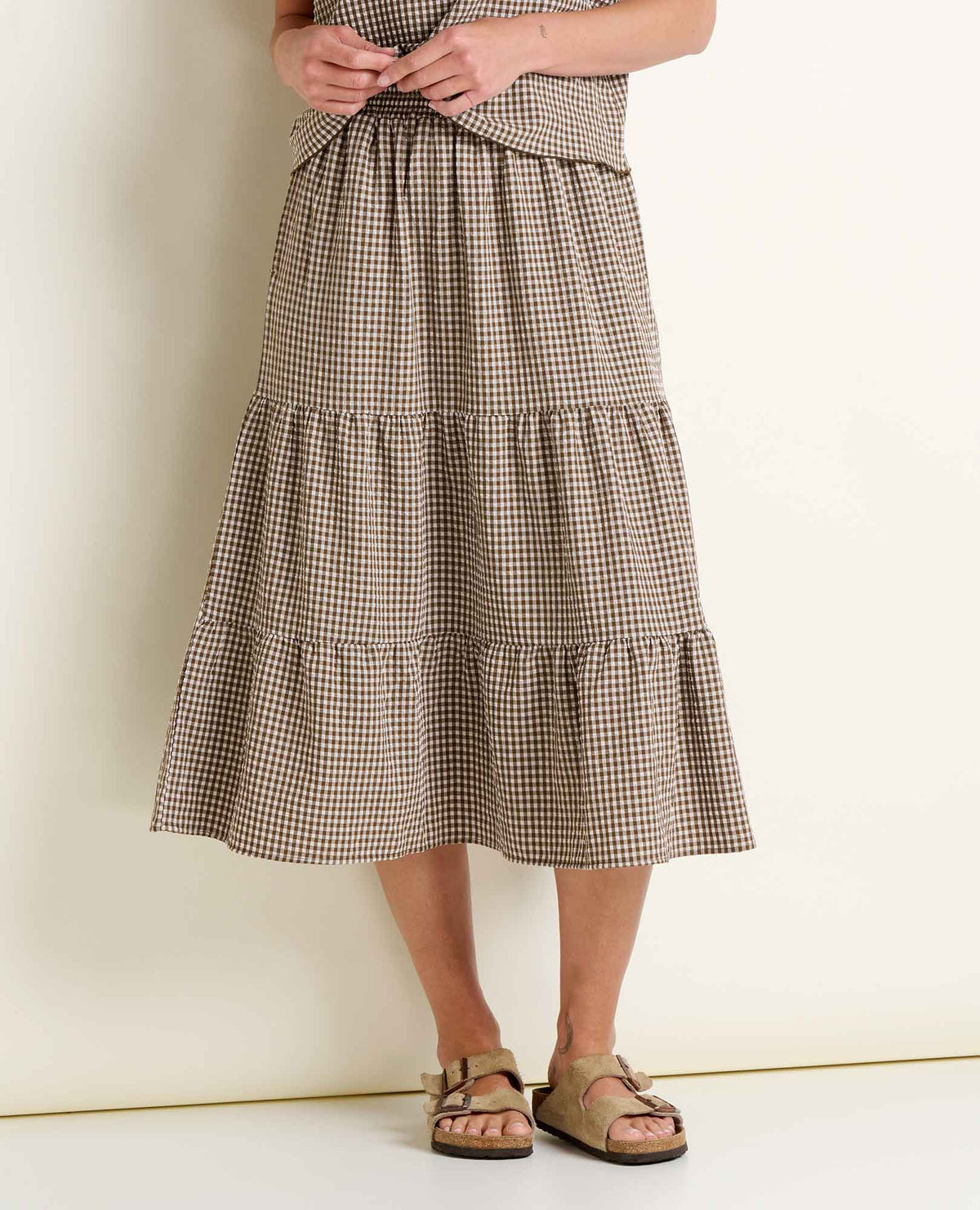 Sunkissed Tiered Midi Skirt - UPF 50+ Travel Skirt - Quick-Dry  | Toad&Co Women