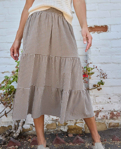 Sunkissed Tiered Midi Skirt - UPF 50+ Travel Skirt - Quick-Dry  | Toad&Co Women