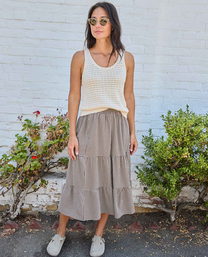 Sunkissed Tiered Midi Skirt - UPF 50+ Travel Skirt - Quick-Dry  | Toad&Co Women