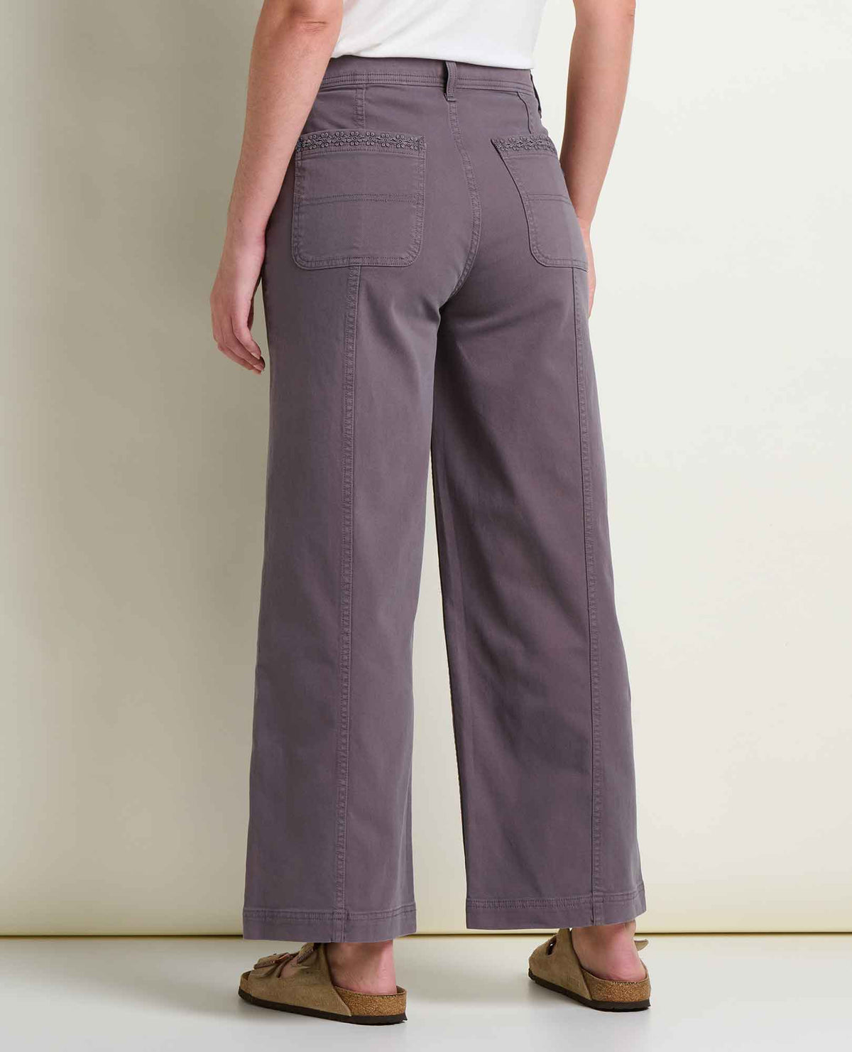 Linden Canvas Wide Leg Sailor Pant - Organic Cotton  | Toad&Co Women