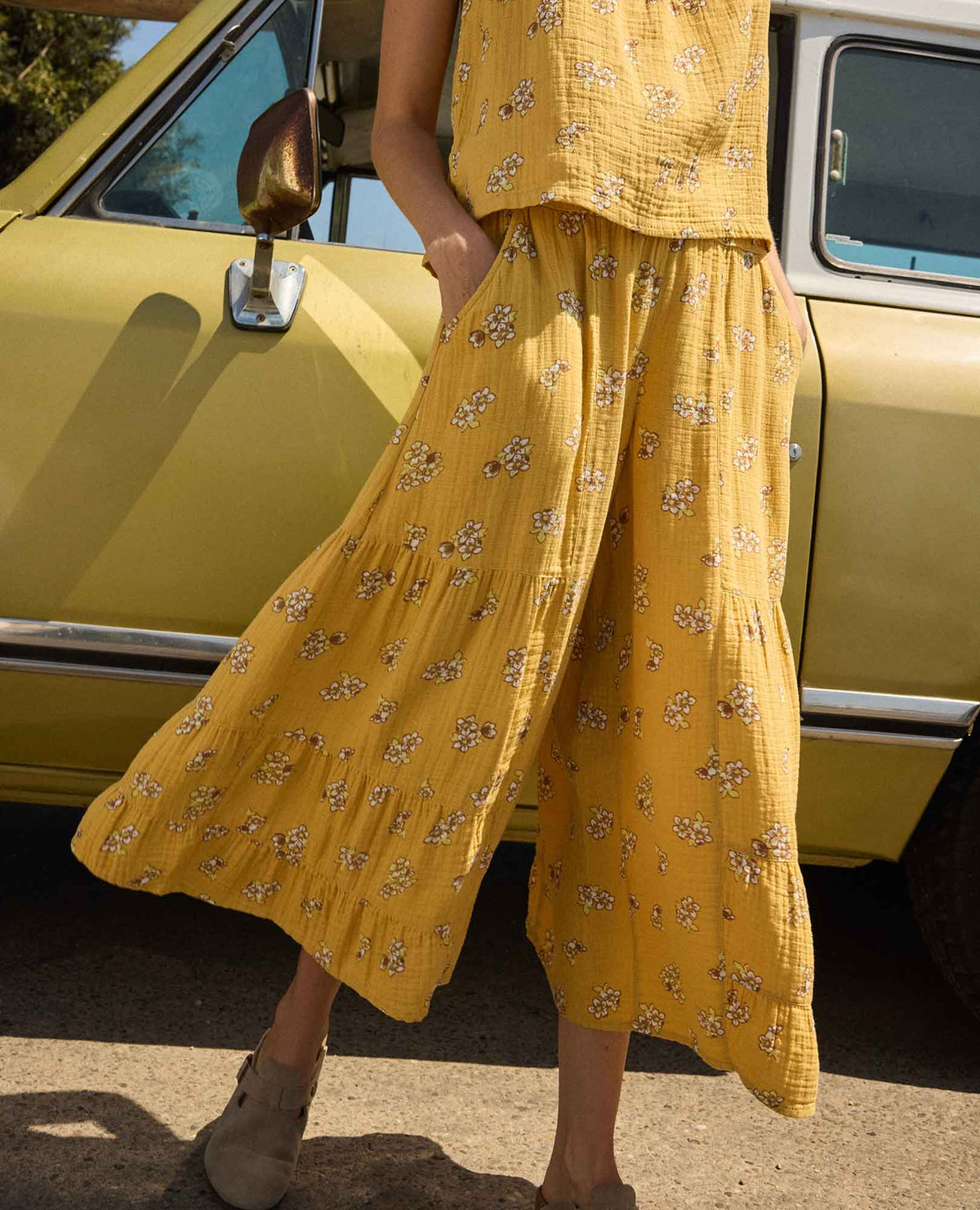 Tate Double Weave Palazzo Pant - Flowy & Wide Leg  | Toad&Co Women