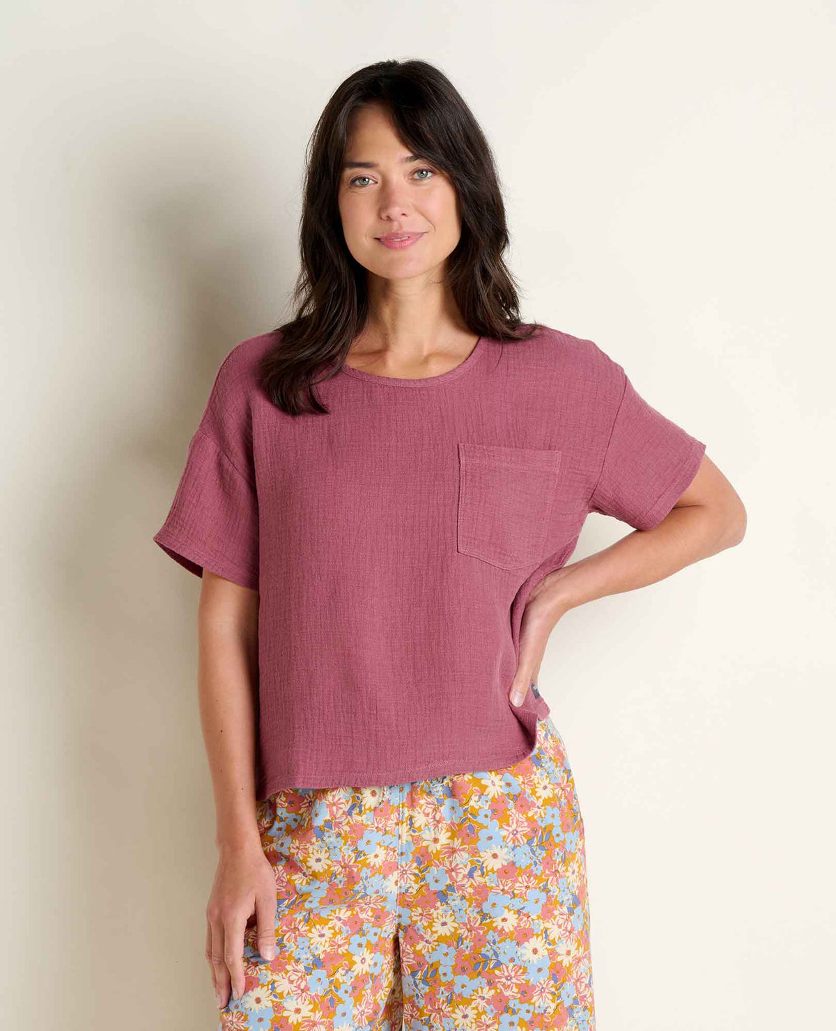 Tate Double Weave Shirt - Organic Cotton & Travel Ready  | Toad&Co Women