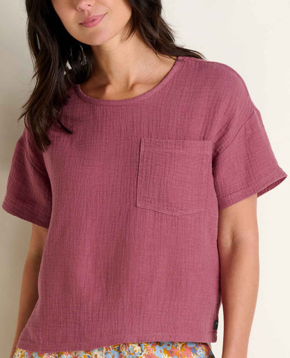 Tate Double Weave Shirt - Organic Cotton & Travel Ready  | Toad&Co Women