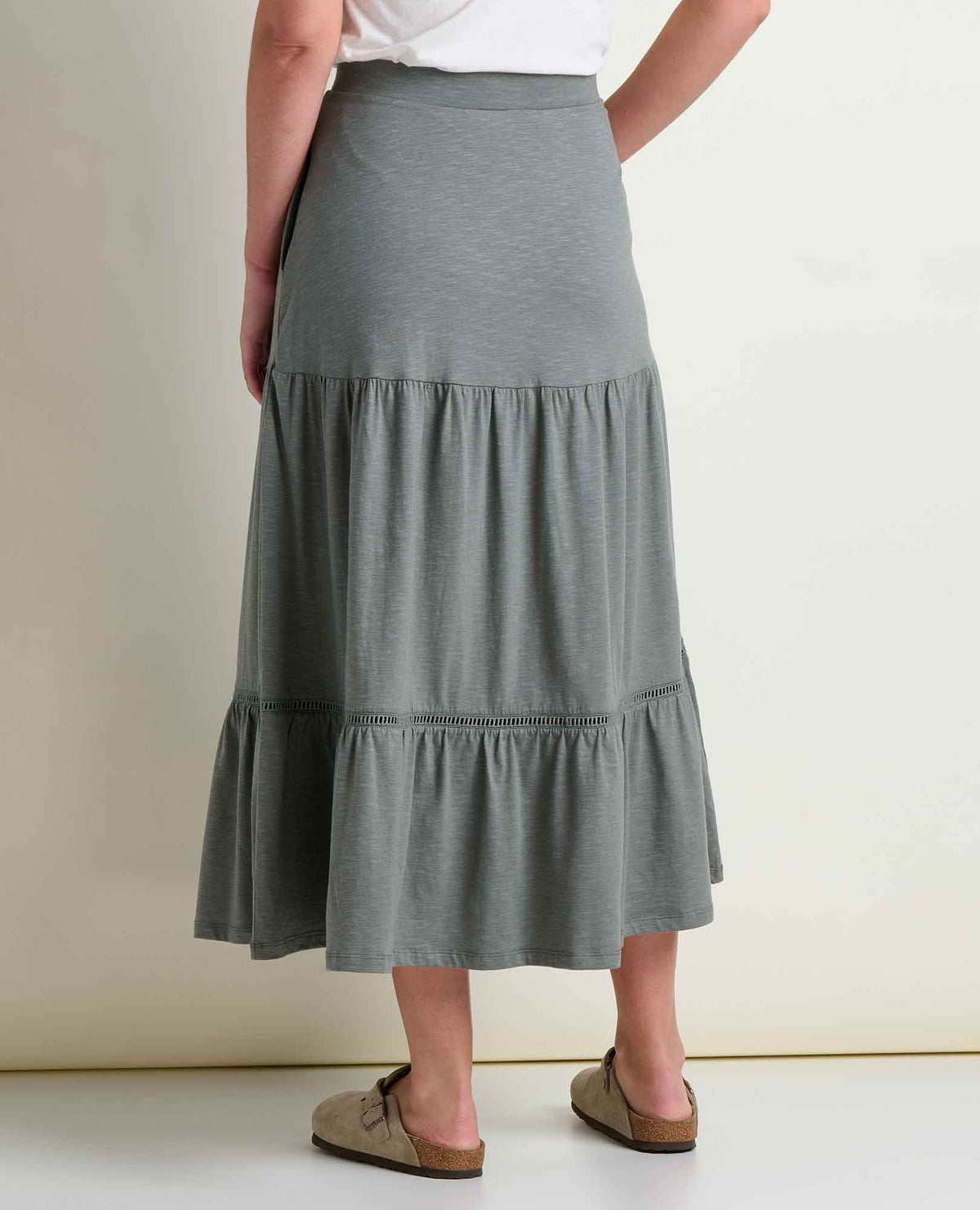 Marigold Tiered Midi Skirt - Organic Cotton & TENCEL™ Flowy Skirt  | Toad&Co Women