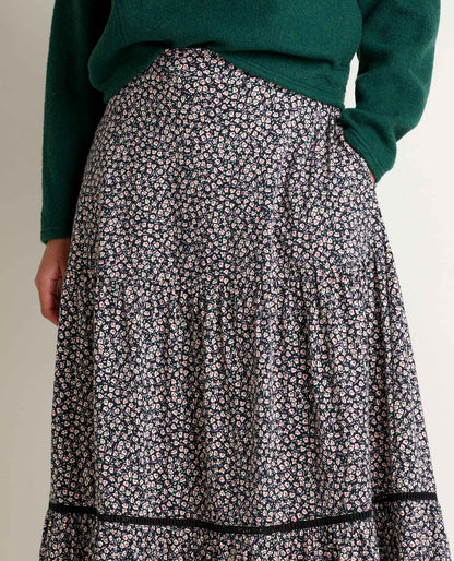 Marigold Tiered Midi Skirt - Soft, Stretchy, and Eco-Friendly  | Toad&Co Women