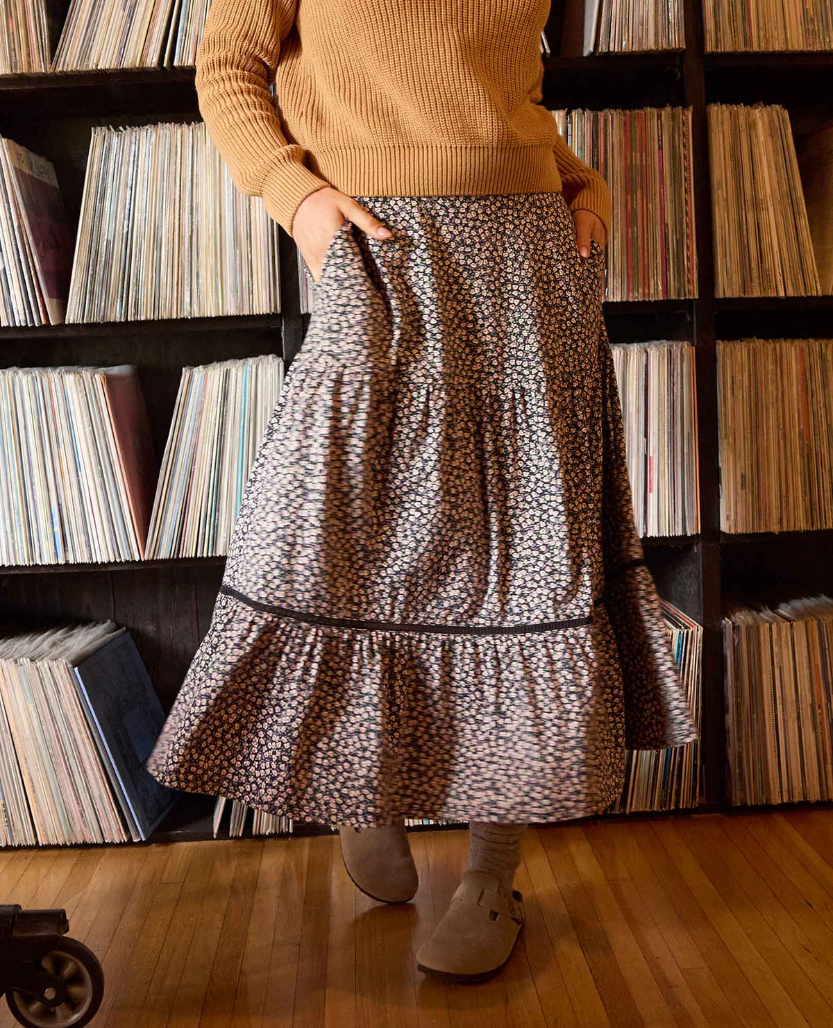 Marigold Tiered Midi Skirt - Soft, Stretchy, and Eco-Friendly  | Toad&Co Women