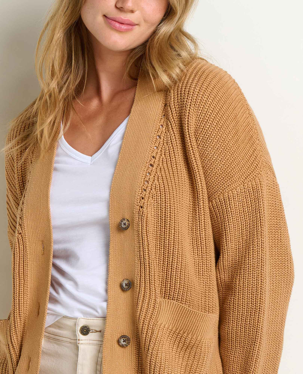 Bianca Oversized Shaker Cardigan - Organic & Recycled Cotton  | Toad&Co Women