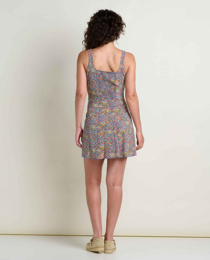 Sunkissed Tank Godet Dress - Quick-Dry Fit & Flare Travel Dress  | Toad&Co Women