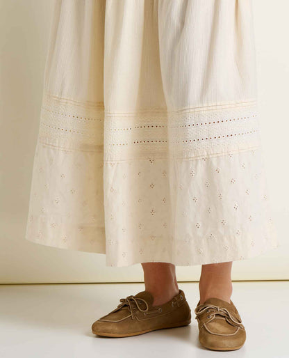 Airscape Organic Cotton Tiered Midi Skirt  | Toad&Co Women