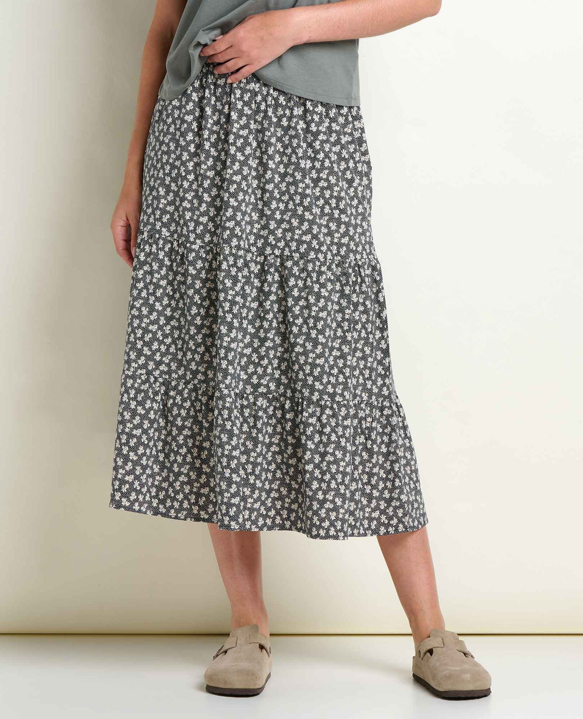 Sunkissed Tiered Midi Skirt - UPF 50+ Travel Skirt - Quick-Dry  | Toad&Co Women