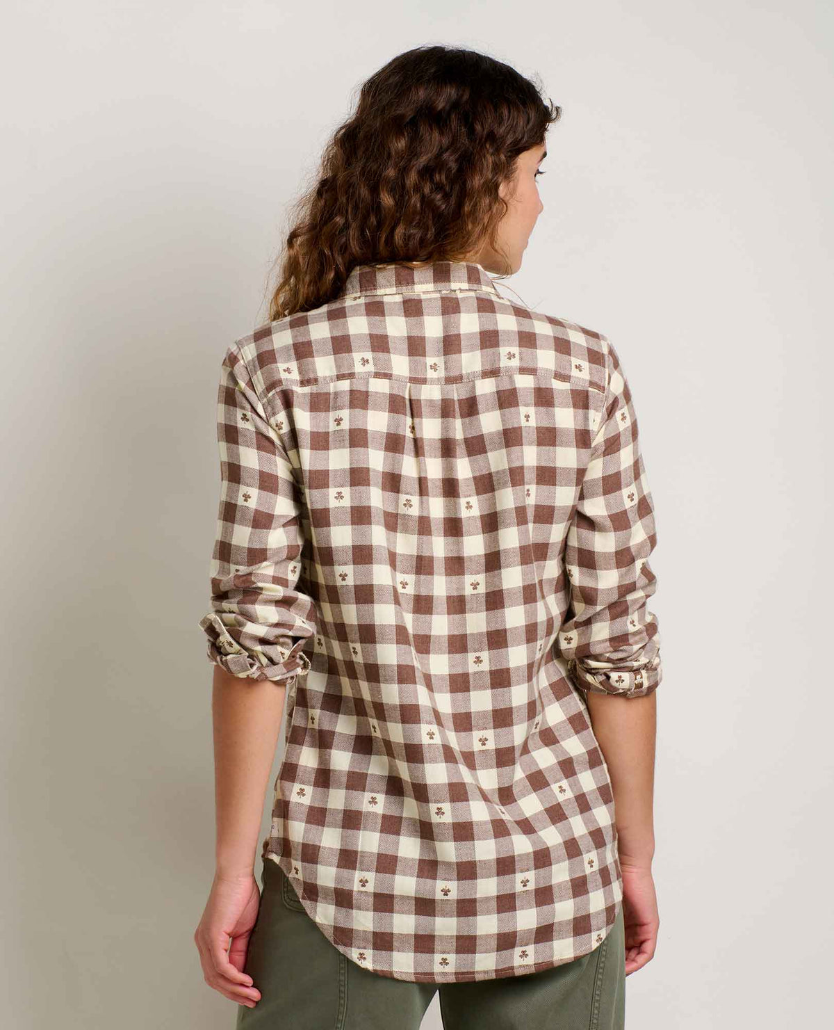 Re-Form Flannel Shirt Chestnut Dobby | Toad&Co Women