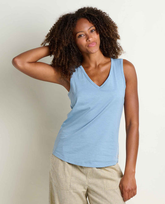 Marley Tank Top - Eco-Friendly, Lightweight & Versatile Weathered Blue | Toad&Co Women