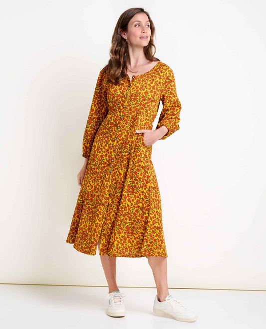 Manzana Organic Cotton Midi Dress  | Toad&Co Women