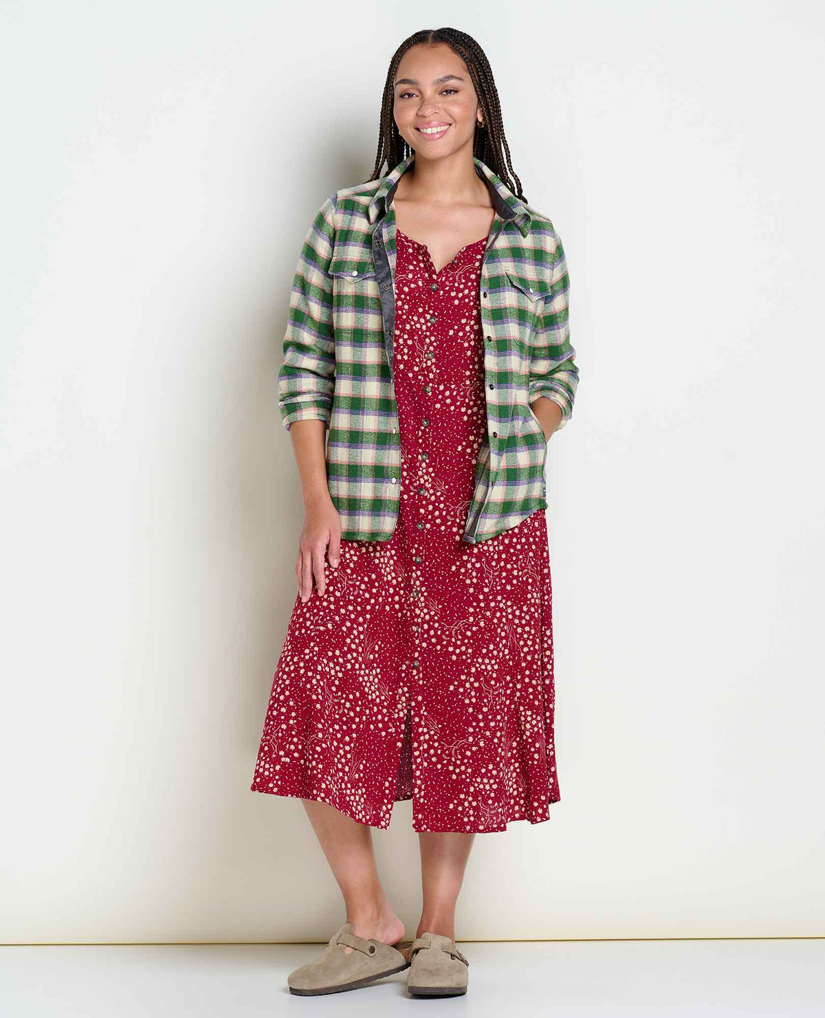 Manzana Organic Cotton Midi Dress  | Toad&Co Women