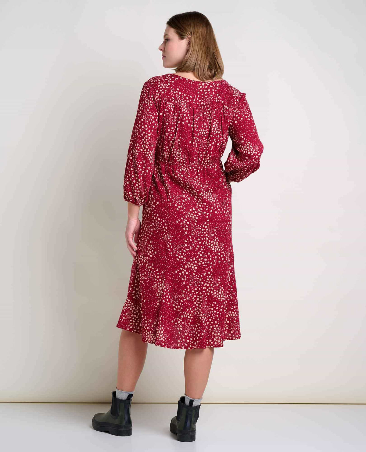 Manzana Organic Cotton Midi Dress  | Toad&Co Women