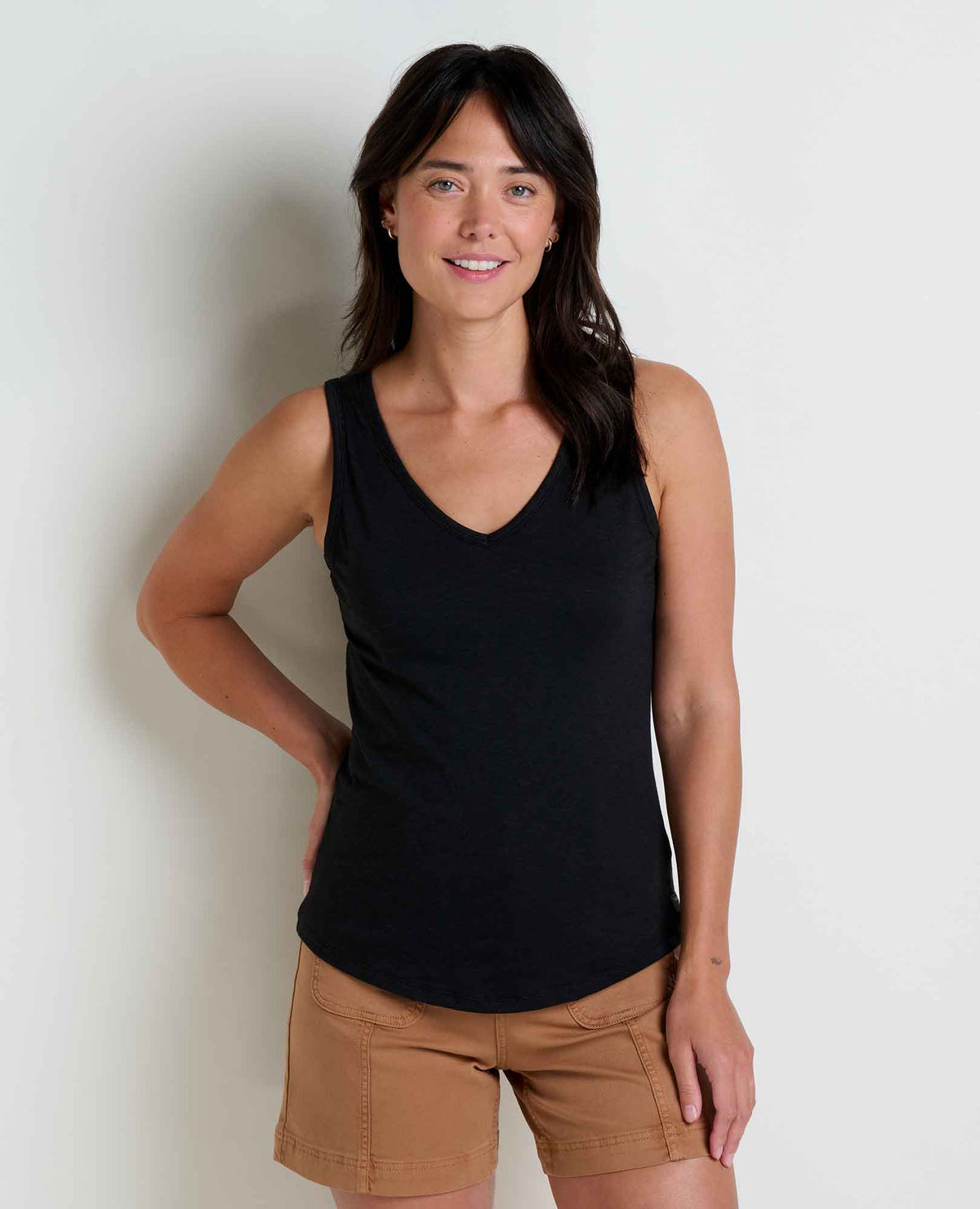 Marley Tank Top - Eco-Friendly, Lightweight & Versatile True Black | Toad&Co Women