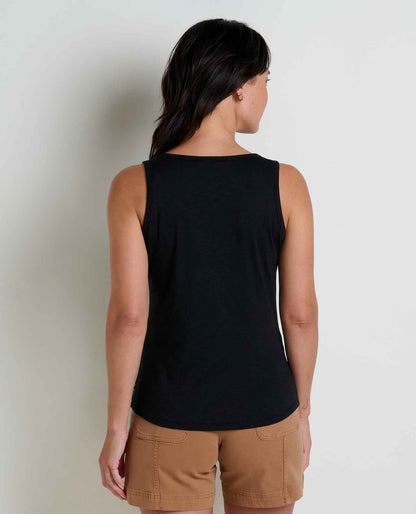 Marley Tank Top - Eco-Friendly, Lightweight & Versatile True Black | Toad&Co Women